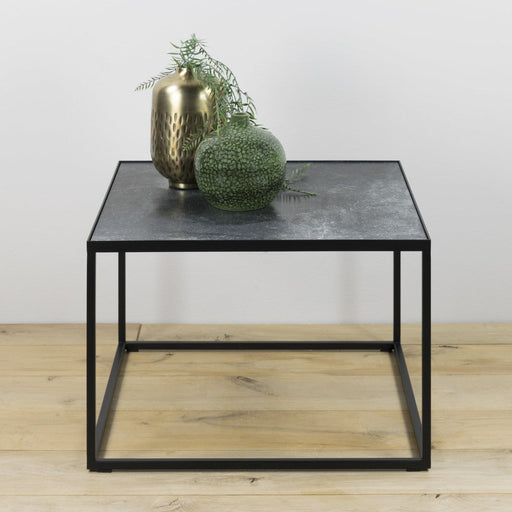 Salontafel TIJL 60 x 60 Staal Zwart 60x60x40cm Spinder Design-Salontafels-Spinder