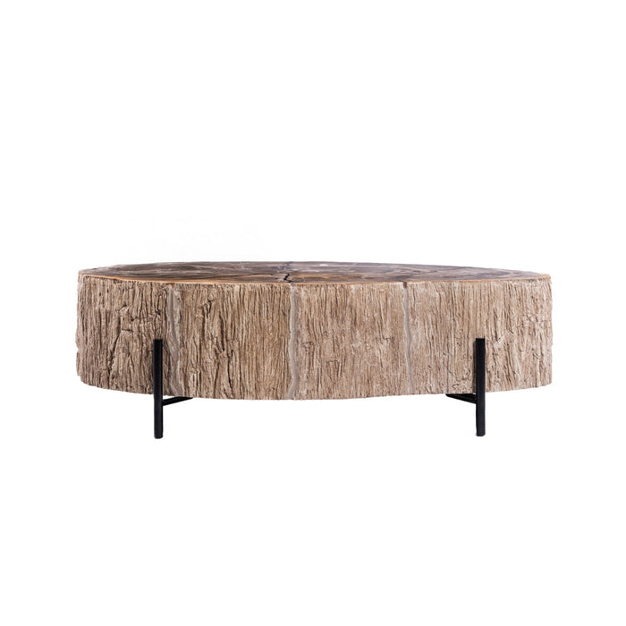 Salontafel Taly Glasvezel Beige 732399-Salontafels-PTMD