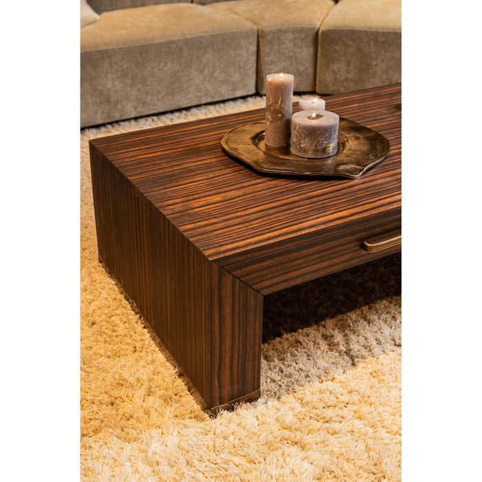 Salontafel Tiess Bruin 80x165 cm-PTMD