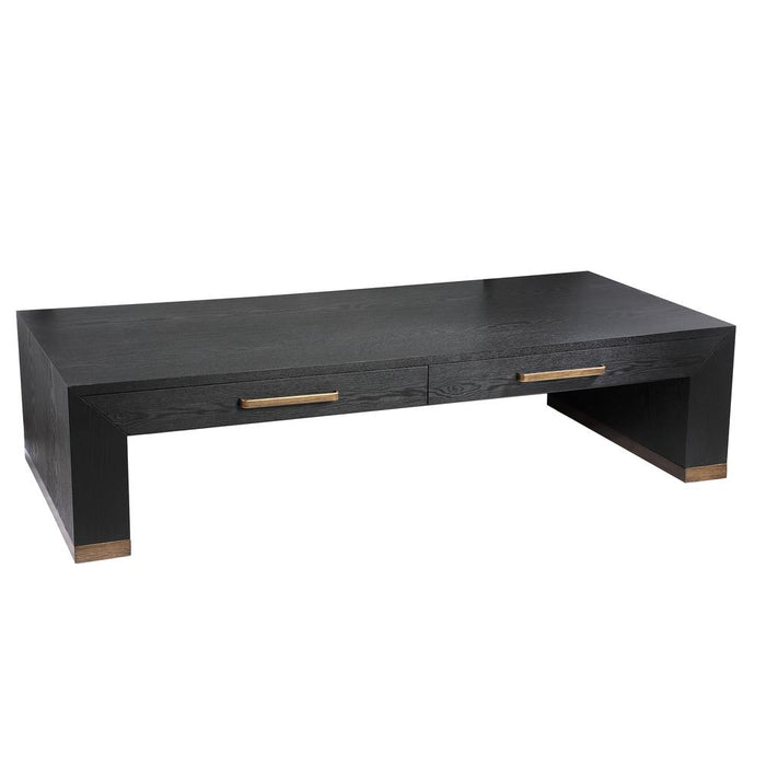 Salontafel Tiess Zwart 80x165 cm-Salontafels-PTMD