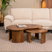 Salontafel Timon Nature Smooth Mangohout 100 cm 100x58x40 cm-Salontafels-LABEL51