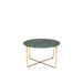 Salontafel Timpa Marble Groen Ø70x40 cm-Salontafels-Creating Home