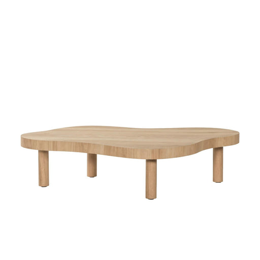 Salontafel Tobago Eikenhout fineer Naturel hout 135x82 cm-Salontafels-Livingfurn