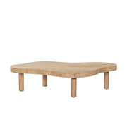 Salontafel Tobago Eikenhout fineer Naturel hout 135x82 cm-Salontafels-Livingfurn