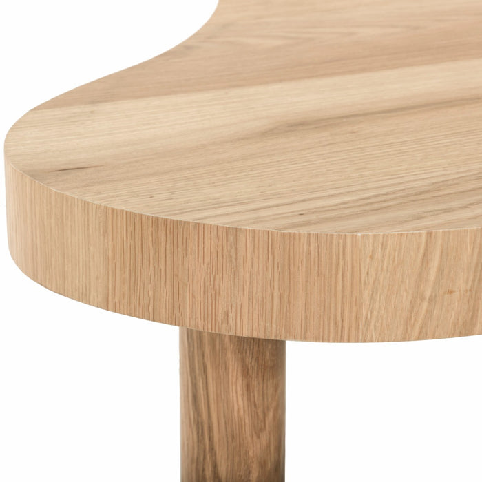 Salontafel Tobago Eikenhout fineer Naturel hout 135x82 cm-Salontafels-Livingfurn
