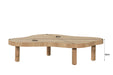 Salontafel Tobago Eikenhout fineer Naturel hout 135x82 cm-Salontafels-Livingfurn