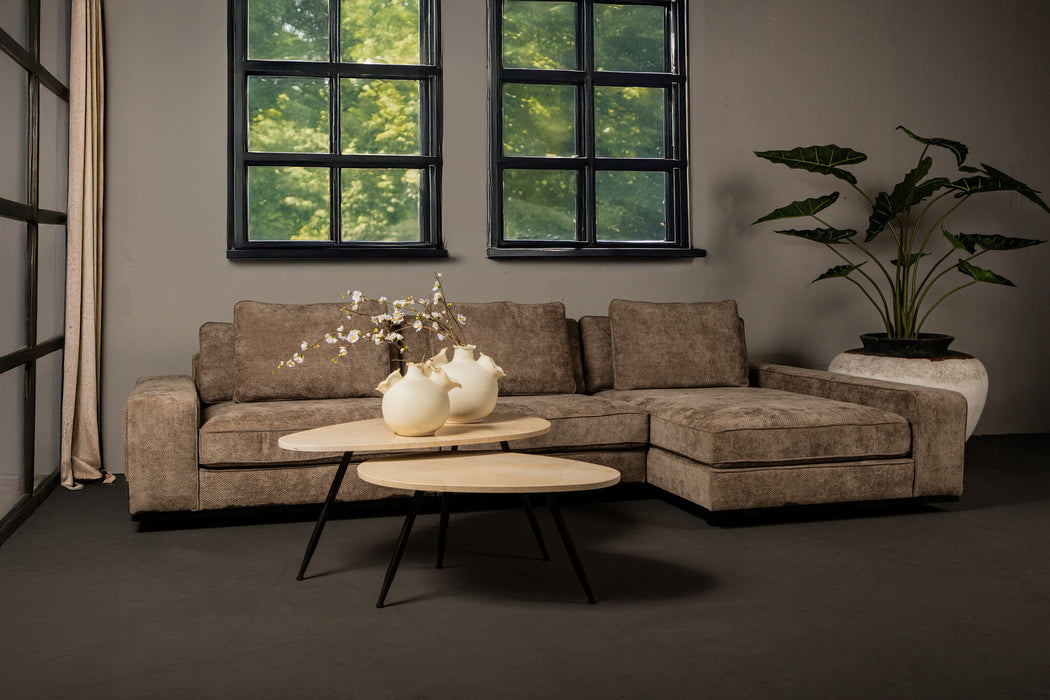 Salontafel Veria Marmer Beige 60x100 cm