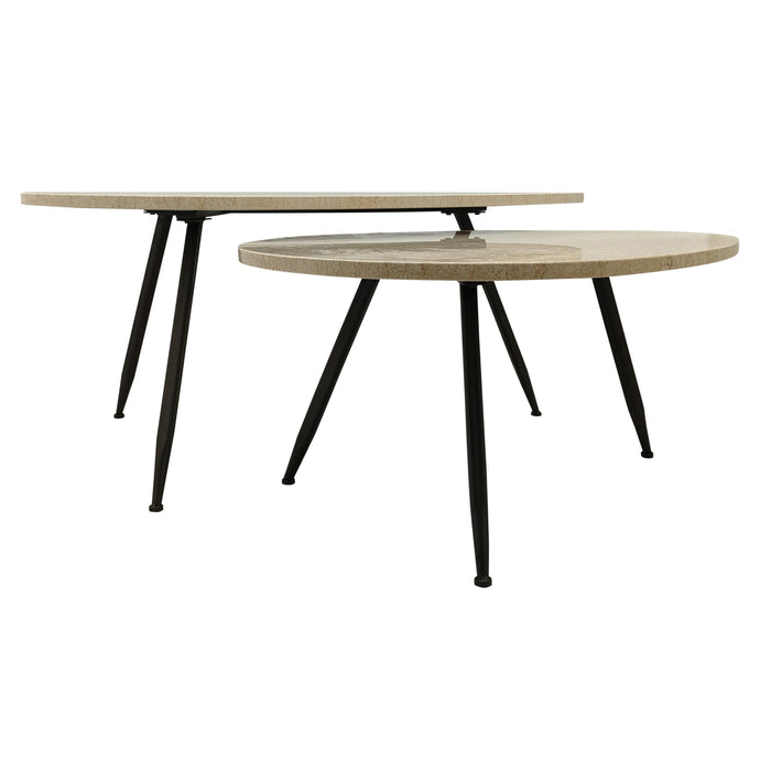 Salontafel Veria Marmer Beige 60x100 cm