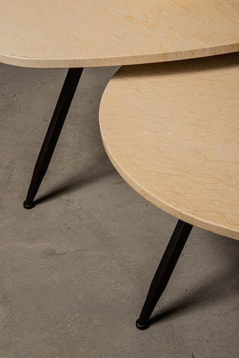 Salontafel Veria Marmer Beige 60x100 cm
