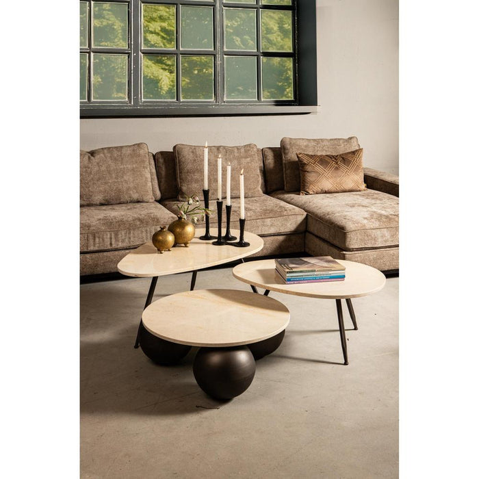 Salontafel Veria Marmer Beige 60x100 cm-PTMD