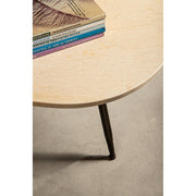 Salontafel Veria Marmer Beige 60x100 cm-Salontafels-PTMD