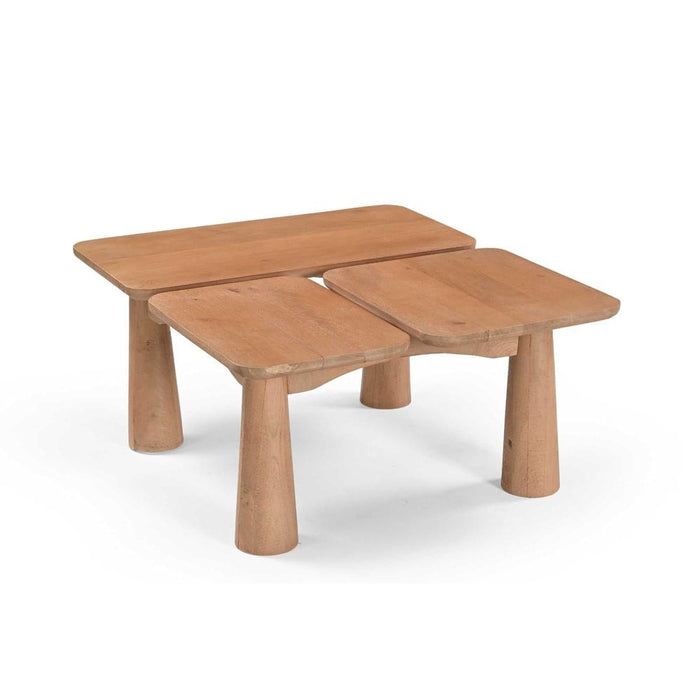 Salontafel Vona Naturel Mangohout 80 cm-Salontafels-Starfurn