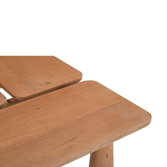 Salontafel Vona Naturel Mangohout 80 cm-Salontafels-Starfurn