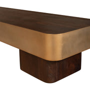 Salontafel Warren Mangohout Bruin 45x180 cm-Salontafels-PTMD