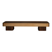 Salontafel Warren Mangohout Bruin 45x180 cm-Salontafels-PTMD