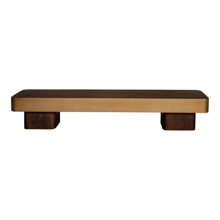 Salontafel Warren Mangohout Bruin 45x180 cm-Salontafels-PTMD