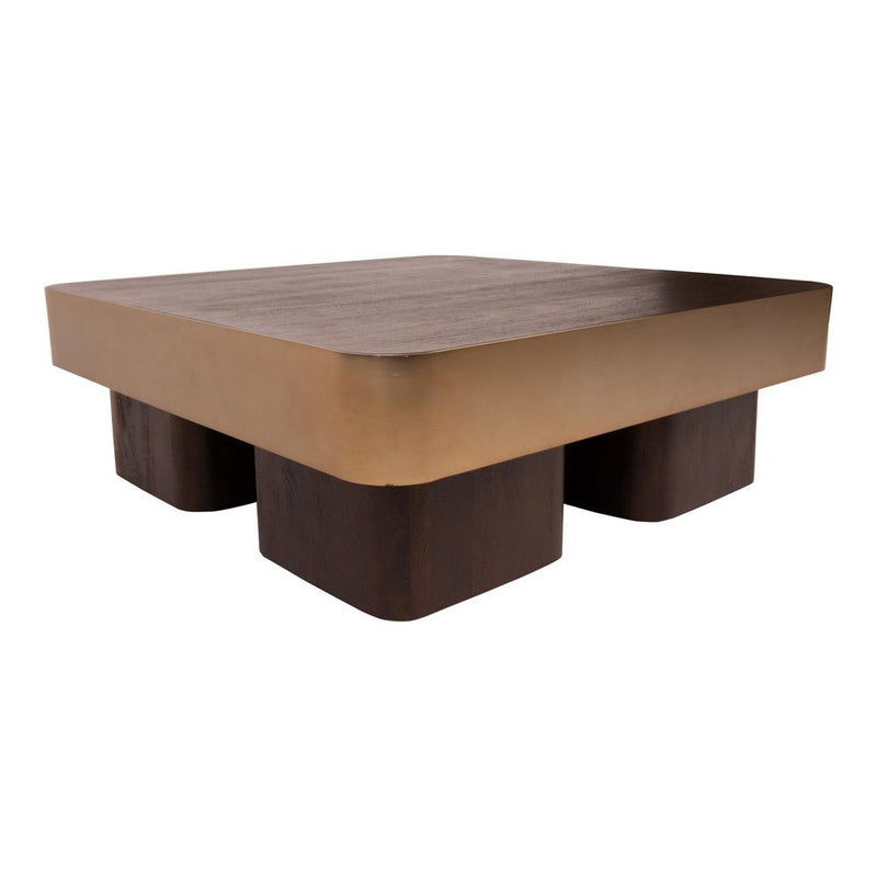 Salontafel Warren Mangohout Bruin 90 cm-Salontafels-PTMD