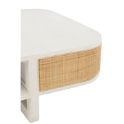 Salontafel Wit Bayur hout 84 cm 84.5x84.5x36 cm-Salontafels-J-Line