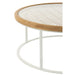 Salontafel Wit Glas 90 cm 90x90x36 cm-Salontafels-J-Line