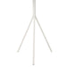 Salontafel Wit Ijzer Rond 40 cm 40x40x57 cm-Salontafels-J-Line
