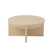 Salontafel Wit Mangohout hout 90 cm 90x90x42 cm-Salontafels-J-Line