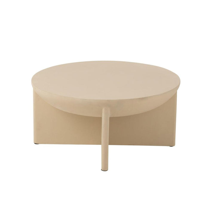 Salontafel Wit Mangohout hout 90 cm 90x90x42 cm-Salontafels-J-Line