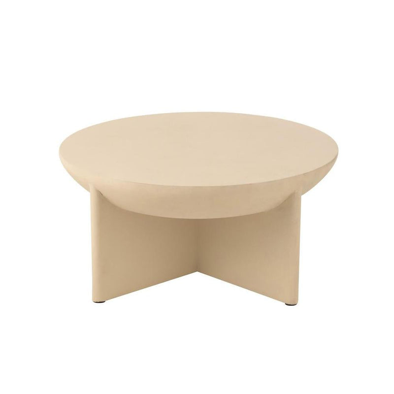 Salontafel Wit Mangohout hout 90 cm 90x90x42 cm-Salontafels-J-Line