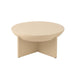 Salontafel Wit Mangohout hout 90 cm 90x90x42 cm-Salontafels-J-Line