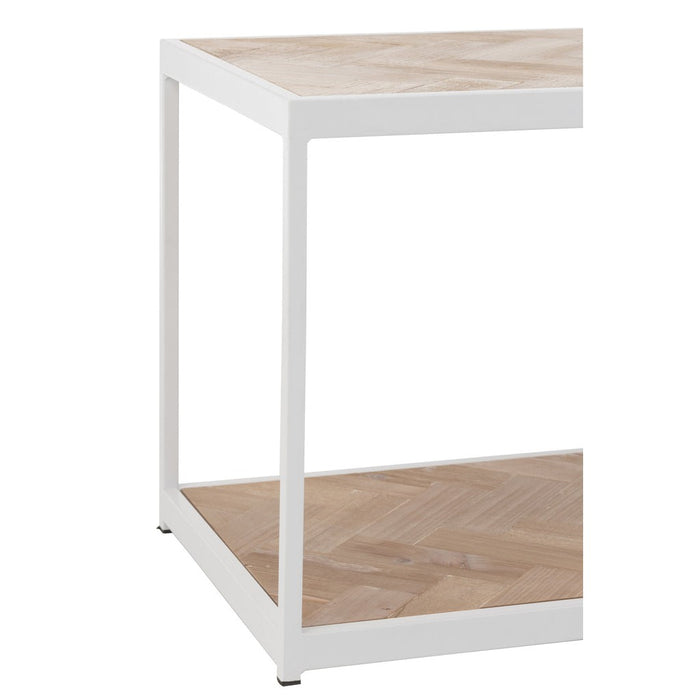 Salontafel Wit Metaal 40x150 cm-Salontafels-J-Line