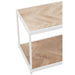 Salontafel Wit Metaal 40x150 cm-Salontafels-J-Line