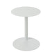 Salontafel Wit Metaal Rond 40 cm 40x40x50 cm-Bijzettafels-J-Line