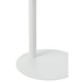 Salontafel Wit Metaal Rond 40 cm 40x40x50 cm-Bijzettafels-J-Line