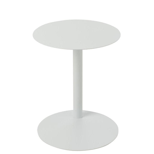 Salontafel Wit Metaal Rond 40 cm-Salontafels-J-Line