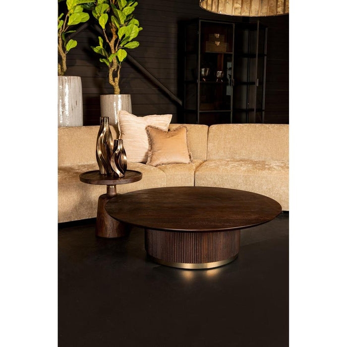 Salontafel Xelle Mangohout Bruin 150 cm-Salontafels-PTMD