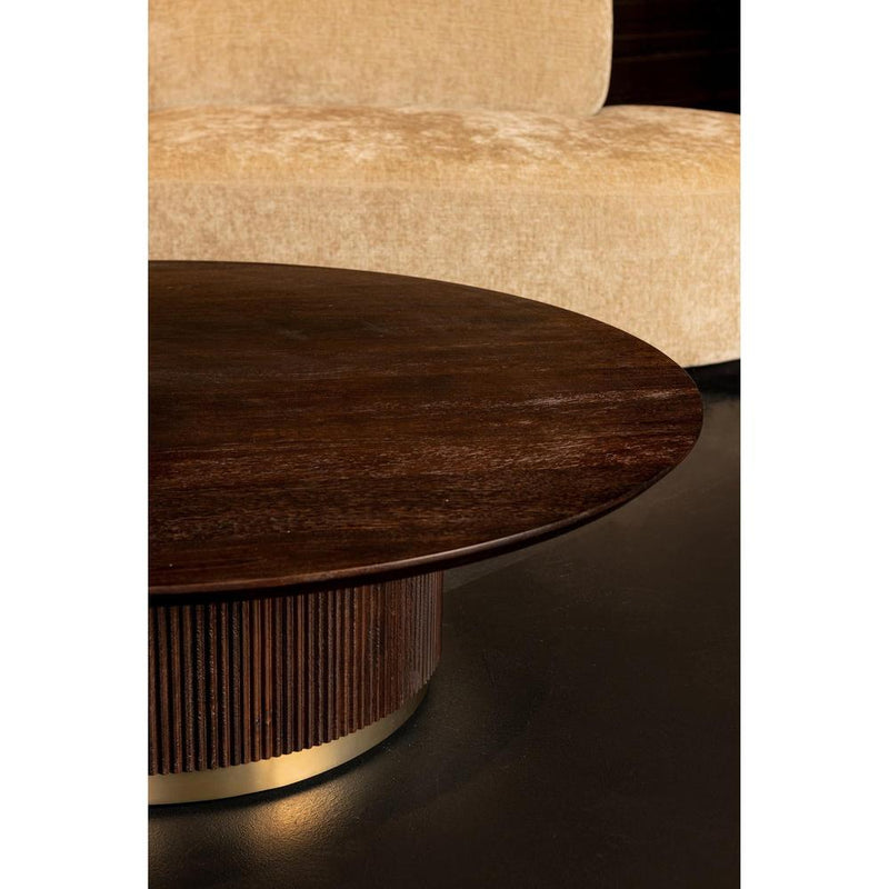 Salontafel Xelle Mangohout Bruin 150 cm-Salontafels-PTMD