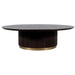 Salontafel Xelle Mangohout Zwart 150 cm-Salontafels-PTMD