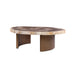 Salontafel Yoel Versteend Hout Beige-Salontafels-PTMD