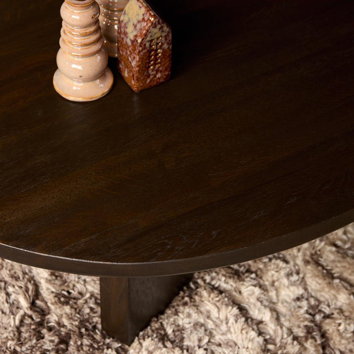 Salontafel Zillah - 130 cm - Eiken Bruin-Salontafels-Starfurn