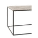 Salontafel Zilver ijzer Rechthoekig 49x110 cm-Salontafels-J-Line