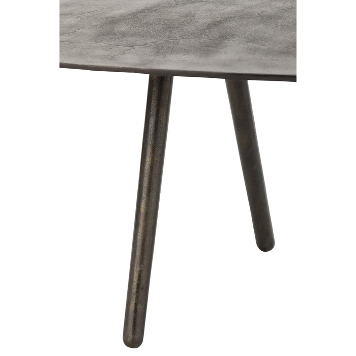 Salontafel Zwart Aluminium L 72x119 cm-Salontafels-J-Line
