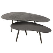 Salontafel Zwart Aluminium L 72x119 cm-Salontafels-J-Line
