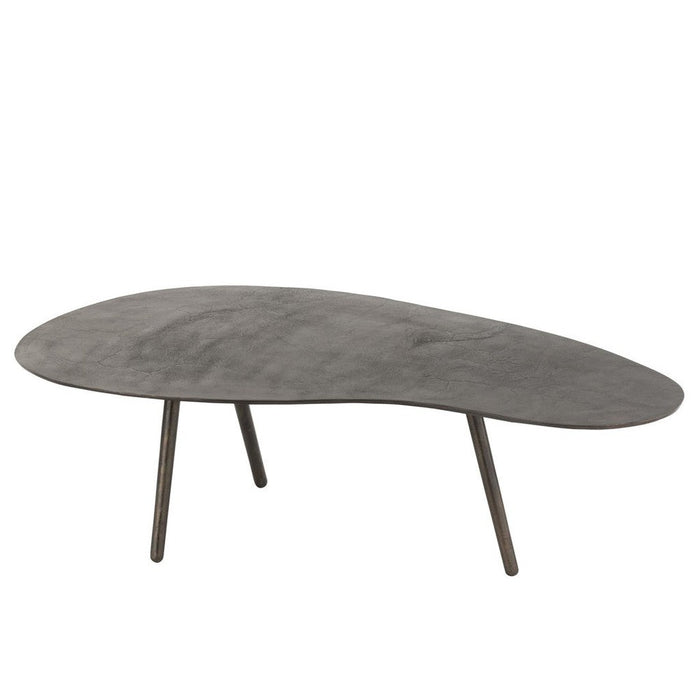 Salontafel Zwart Aluminium L 72x119 cm-Salontafels-J-Line
