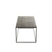 Salontafel Zwart Aluminium Rechthoekig 49x110 cm-Salontafels-J-Line