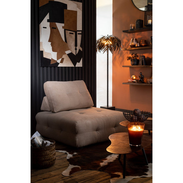 Salontafel Zwart Aluminium S 52x89 cm-Salontafels-J-Line