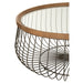 Salontafel Zwart Glas Rond 100 cm 100x100x45 cm-Salontafels-J-Line