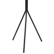 Salontafel Zwart Ijzer Rond 40 cm 40x40x57 cm-Salontafels-J-Line