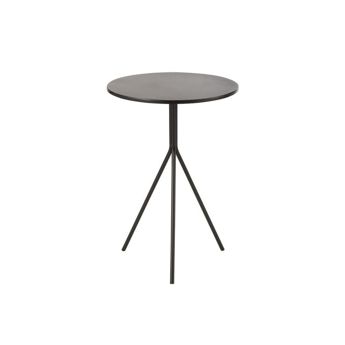 Salontafel Zwart Ijzer Rond 40 cm-Salontafels-J-Line