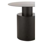 Salontafel Zwart Ijzer Rond 55 cm 55x55x51 cm-Bijzettafels-J-Line