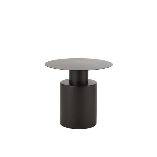 Salontafel Zwart Ijzer Rond 55 cm-Bijzettafels-J-Line