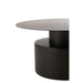 Salontafel Zwart Ijzer Rond 80 cm 80x80x41 cm-Salontafels-J-Line